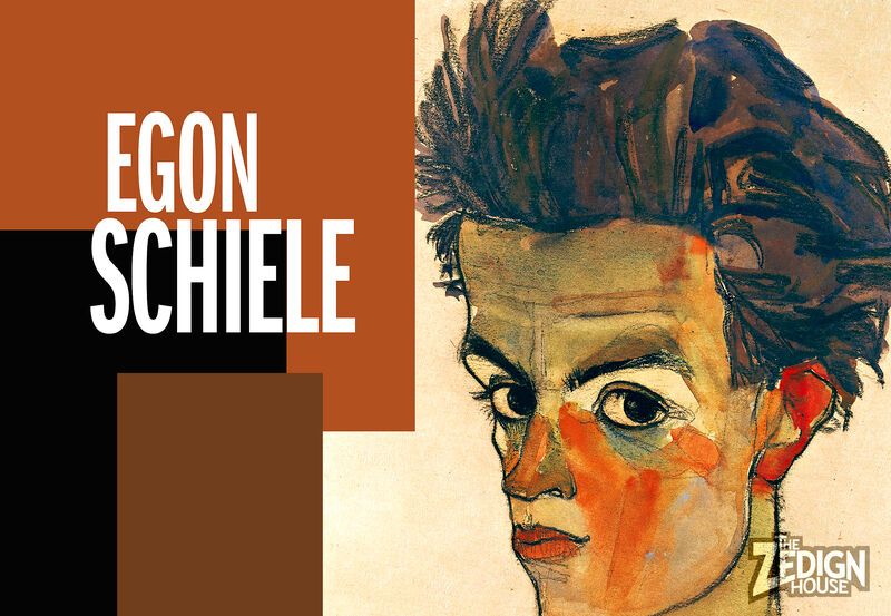 Egon Schiele - Paintings & Drawings Vol 1 | Zedign Art Series