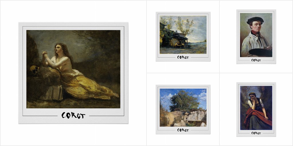  Jean-Baptiste-Camille Corot Posters and Prints