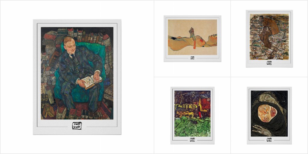  Egon Schiele Posters and Prints