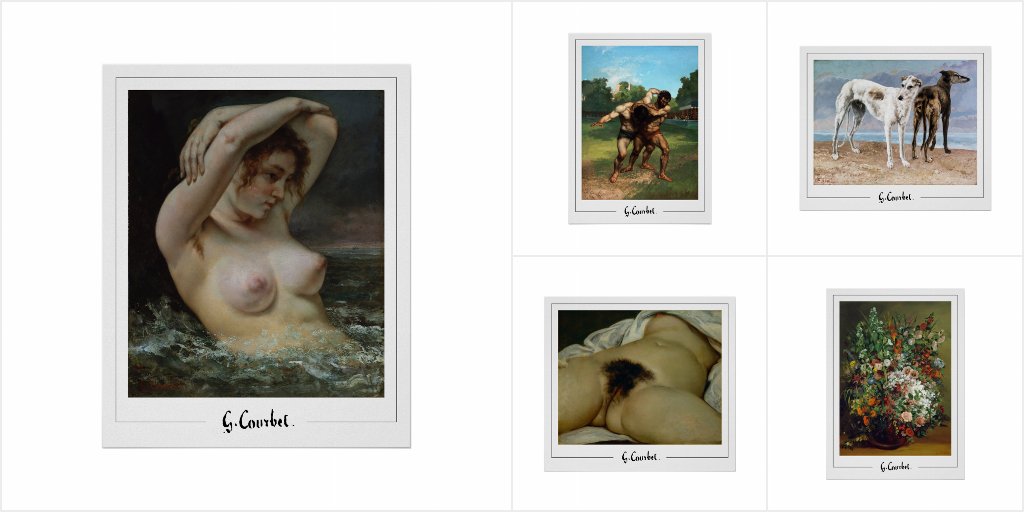  Gustave Courbet Posters and Prints