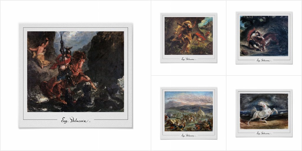  Eugène Delacroix Posters and Prints