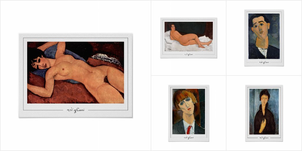  Amedeo Modigliani Posters and Prints