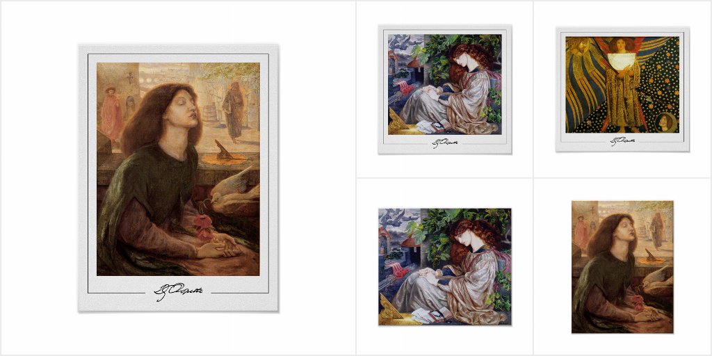  Dante Gabriel Rossetti Posters and Prints